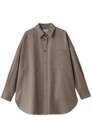 【サクラ/SACRA】のウーステッドサージシャツ 人気、トレンドファッション・服の通販 founy(ファニー) ファッション Fashion レディースファッション Fashion for Women トップス・カットソー Cut & Sew Tops シャツ・ブラウス・オフィスカジュアル Elegant Blouses & Button-Ups 2025年 2025 2025-2026秋冬・A/W Autumn/Winter 2025–26 AW25–26 スリーブ Sleeve, Long Sleeve / Short Sleeve メランジ Melange, Mixed Yarn ロング Long, Long-Length エレガント 上品 Elegant A/W・秋冬 Autumn/Winter |ID:prp329100004650990