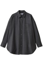 【サクラ/SACRA】のウーステッドサージシャツ 人気、トレンドファッション・服の通販 founy(ファニー) ファッション Fashion レディースファッション Fashion for Women トップス・カットソー Cut & Sew Tops シャツ・ブラウス・オフィスカジュアル Elegant Blouses & Button-Ups 2025年 2025 2025-2026秋冬・A/W Autumn/Winter 2025–26 AW25–26 スリーブ Sleeve, Long Sleeve / Short Sleeve メランジ Melange, Mixed Yarn ロング Long, Long-Length エレガント 上品 Elegant A/W・秋冬 Autumn/Winter thumbnail チャコール|ID: prp329100004650990 ipo3291000000033602657