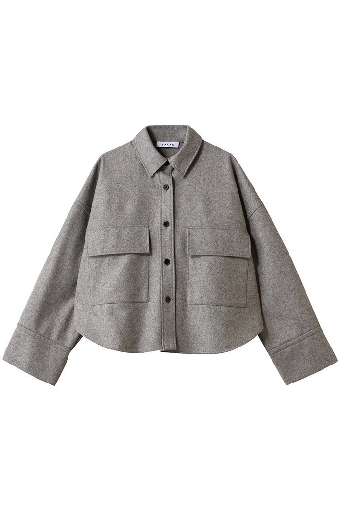 【サクラ/SACRA】のフランネルシャツジャケット インテリア・キッズ・メンズ・レディースファッション・服の通販 founy(ファニー) https://founy.com/ ファッション Fashion レディースファッション Fashion for Women アウター Coat / Outerwear Collection レディースジャケット・軽アウター Jackets トップス・カットソー Cut & Sew Tops 2025年 2025 2025-2026秋冬・A/W Autumn/Winter 2025–26 AW25–26 クロップド Cropped, Short Length ジャケット Jacket, Outerwear スリーブ Sleeve, Long Sleeve / Short Sleeve バランス Balance, Style Balance メランジ Melange, Mixed Yarn ロング Long, Long-Length A/W・秋冬 Autumn/Winter |ID: prp329100004650991 ipo3291000000033602665