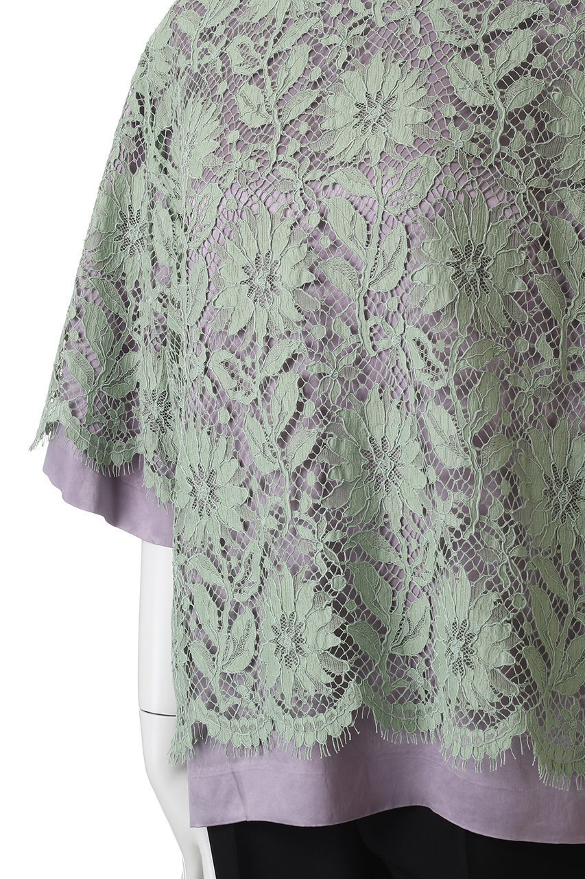 【オブリオ/AUBRIOT】のリバーレースブラウス 人気、トレンドファッション・服の通販 founy(ファニー) 　ファッション　Fashion　レディースファッション　Fashion for Women　トップス・カットソー　Cut & Sew Tops　シャツ・ブラウス・オフィスカジュアル　Elegant Blouses & Button-Ups　サテン　Satin, Glossy Fabric　ショート　Short, Short Length　スリーブ　Sleeve, Long Sleeve / Short Sleeve　バランス　Balance, Style Balance　フランス　France, French　ライナー　Liner, Inner Layer　ラグジュアリー　Luxury, Elegant　リラックス　Relax, Relaxed Fit　レース　Lace, Lace Fabric　再入荷　Restock / Back in Stock　other-7|ID: prp329100004650992 ipo3291000000033706025
