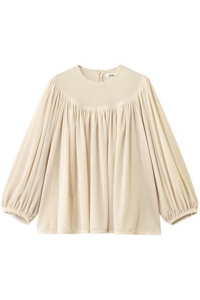 【ビリティス ディセッタン/Bilitis dix-sept ans】 ベロアブラウス人気、トレンドファッション・服の通販 founy(ファニー) ファッション Fashion レディースファッション Fashion for Women トップス・カットソー Cut & Sew Tops シャツ・ブラウス・オフィスカジュアル Elegant Blouses & Button-Ups ベロアトップス Velour Tops / Velvet-Look Items なめらか Smooth, Silky Texture ギャザー Gathered, Ruffled シンプル Simple, Minimal スリーブ Sleeve, Long Sleeve / Short Sleeve ダウン Down, Puffer デニム Denim, Jeans Material ベロア Velour, Soft Velvet ロング Long, Long-Length エレガント 上品 Elegant 新作・新入荷 New Arrivals / New In |ID:prp329100004650993