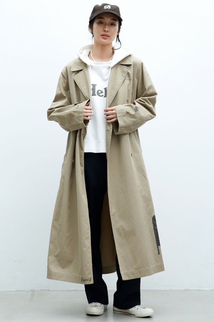【マディソンブルー/MADISONBLUE】のTRENCH COAT C/L トレンチコート 人気、トレンドファッション・服の通販 founy(ファニー) 　ファッション　Fashion　レディースファッション　Fashion for Women　アウター　Coat / Outerwear Collection　コート・ロングコート・ピーコート　Long Coats, Peacoats & More　トレンチコート / 春秋の定番アウター　Trench Coats　プリント　Print, Printed Pattern　ロング　Long, Long-Length　ヴィンテージ　Vintage Style　人気　Popular, Best Seller　other-7|ID: prp329100004650994 ipo3291000000035828939
