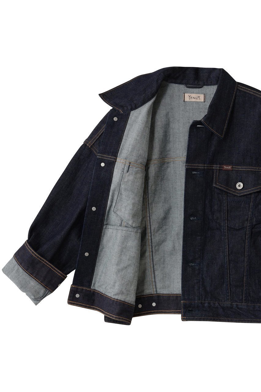 【ヤヌーク/YANUK】のジーンジャケット 人気、トレンドファッション・服の通販 founy(ファニー) 　ファッション　Fashion　レディースファッション　Fashion for Women　アウター　Coat / Outerwear Collection　レディースジャケット・軽アウター　Jackets　2025年　2025　2025-2026秋冬・A/W　Autumn/Winter 2025–26 AW25–26　コンパクト　Compact, Small Size　ジャケット　Jacket, Outerwear　ストレッチ　Stretch, Stretchy Fabric　デニム　Denim, Jeans Material　ドロップ　Drop Shoulder, Dropped Style　バランス　Balance, Style Balance　ワイド　Wide, Wide Fit　A/W・秋冬　Autumn/Winter　other-6|ID: prp329100004650996 ipo3291000000033602709