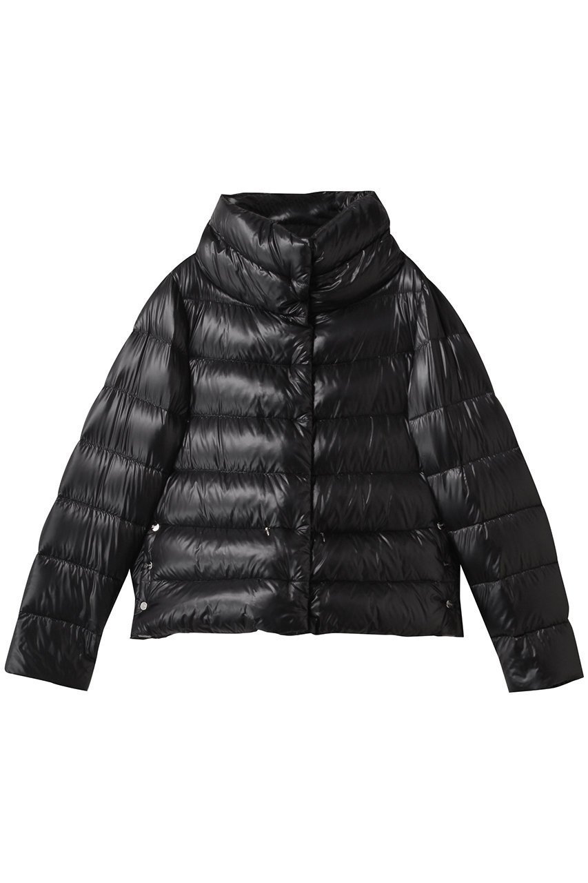 【ヘルノ/HERNO】のナイロンダウンブルゾン インテリア・キッズ・メンズ・レディースファッション・服の通販 founy(ファニー) 　ファッション　Fashion　レディースファッション　Fashion for Women　アウター　Coat / Outerwear Collection　レディースジャケット・軽アウター　Jackets　ブルゾンジャケット・スポーティアウター　Blouson Jackets　2025年　2025　2025-2026秋冬・A/W　Autumn/Winter 2025–26 AW25–26　ジャケット　Jacket, Outerwear　ストレート　Straight, Straight Cut　スリット　Slit, Slit Detail　ダウン　Down, Puffer　ブルゾン　Blouson, Bomber Jacket　エレガント 上品　Elegant　定番　Standard, Basic Item　A/W・秋冬　Autumn/Winter　軽量　Lightweight, Ultra Light　ブラック|ID: prp329100004650998 ipo3291000000033602724