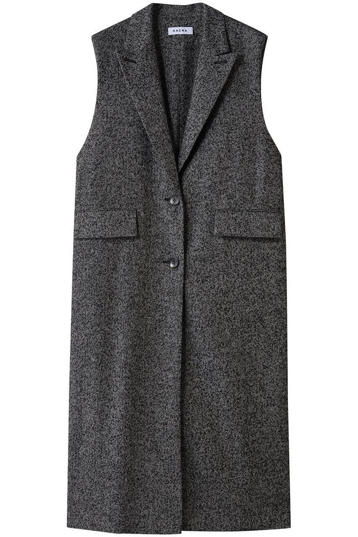 【サクラ/SACRA】のプレミアムヘリンボーンツイードロングジレ インテリア・キッズ・メンズ・レディースファッション・服の通販 founy(ファニー) https://founy.com/ ファッション Fashion レディースファッション Fashion for Women アウター Coat / Outerwear Collection レディースジャケット・軽アウター Jackets 2025年 2025 2025-2026秋冬・A/W Autumn/Winter 2025–26 AW25–26 イタリア Italy ショルダー Shoulder, Shoulder Strap ジャケット Jacket, Outerwear ベスト Vest, Waistcoat マニッシュ Mannish, Boyish エレガント 上品 Elegant 別注 Limited Edition, Custom Order A/W・秋冬 Autumn/Winter |ID: prp329100004651000 ipo3291000000033602743