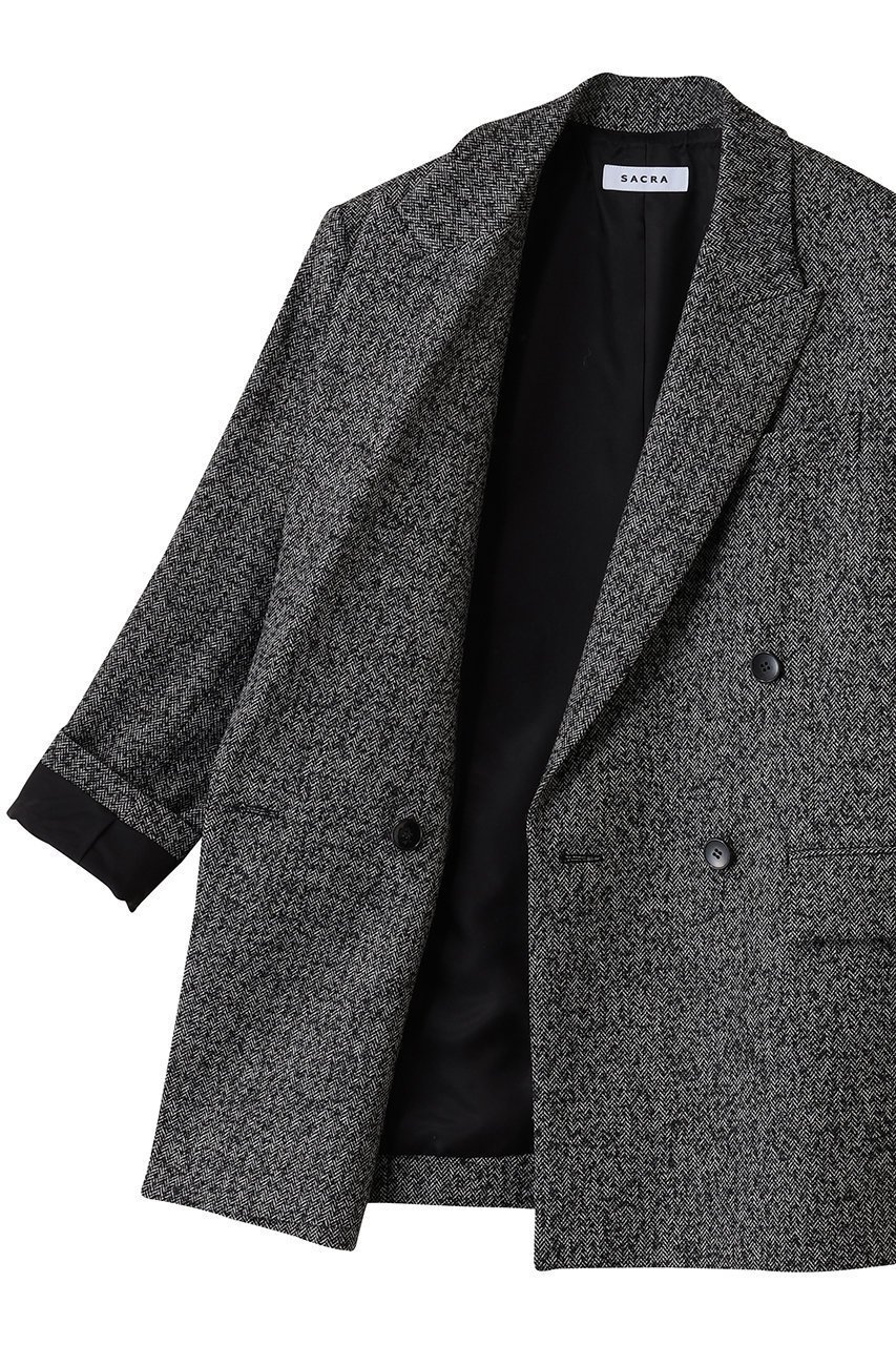【サクラ/SACRA】のプレミアムヘリンボーンツイードジャケット 人気、トレンドファッション・服の通販 founy(ファニー) 　ファッション　Fashion　レディースファッション　Fashion for Women　アウター　Coat / Outerwear Collection　レディースジャケット・軽アウター　Jackets　2025年　2025　2025-2026秋冬・A/W　Autumn/Winter 2025–26 AW25–26　おすすめ　Recommended / Our Picks　イタリア　Italy　ジャケット　Jacket, Outerwear　セットアップ　Set-Up, Coordinated Outfit　マニッシュ　Mannish, Boyish　エレガント 上品　Elegant　別注　Limited Edition, Custom Order　A/W・秋冬　Autumn/Winter　other-6|ID: prp329100004651001 ipo3291000000033602759