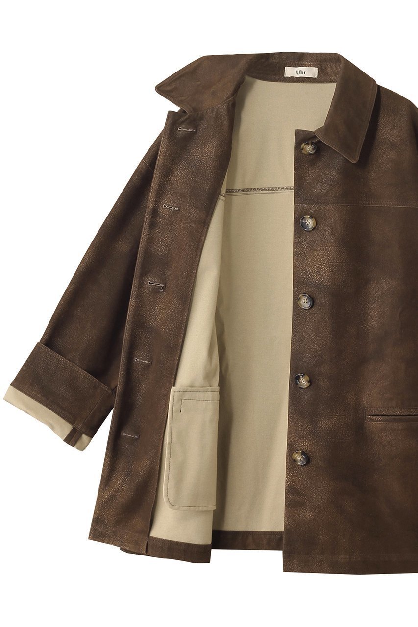 【ウーア/Uhr】のフェイクスエードジャケット 人気、トレンドファッション・服の通販 founy(ファニー) 　ファッション　Fashion　レディースファッション　Fashion for Women　アウター　Coat / Outerwear Collection　レディースジャケット・軽アウター　Jackets　なめらか　Smooth, Silky Texture　ジャケット　Jacket, Outerwear　マニッシュ　Mannish, Boyish　A/W・秋冬　Autumn/Winter　other-6|ID: prp329100004651003 ipo3291000000036226687