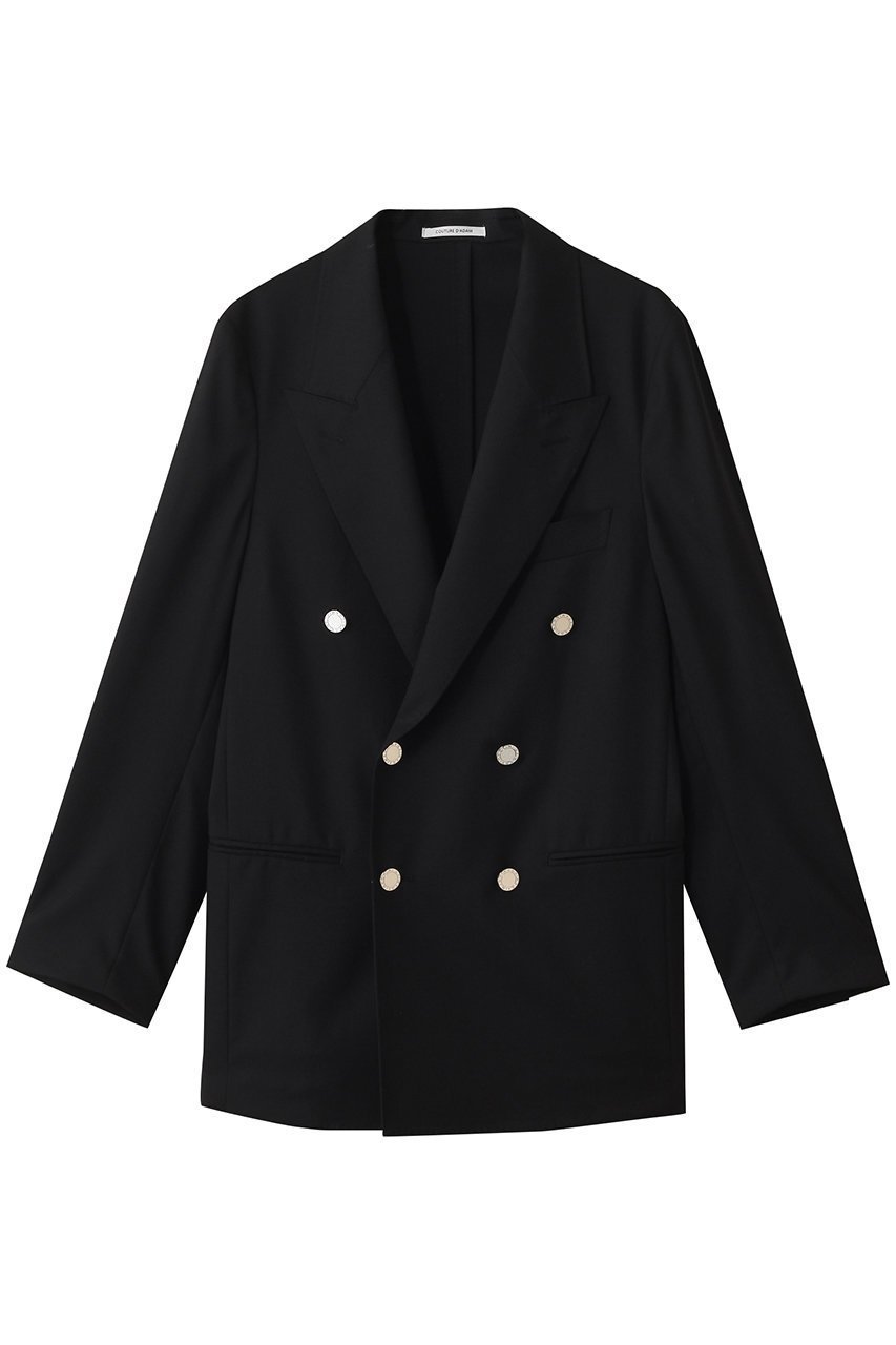 【クチュールドアダム/COUTURE D'ADAM】の【ELLE SHOP限定】ダブルブレザージャケット 人気、トレンドファッション・服の通販 founy(ファニー) 　ファッション　Fashion　レディースファッション　Fashion for Women　アウター　Coat / Outerwear Collection　レディースジャケット・軽アウター　Jackets　ジャケット　Jacket, Outerwear　ドレス　Dress, One-Piece　 other-1|ID: prp329100004651004 ipo3291000000036226690