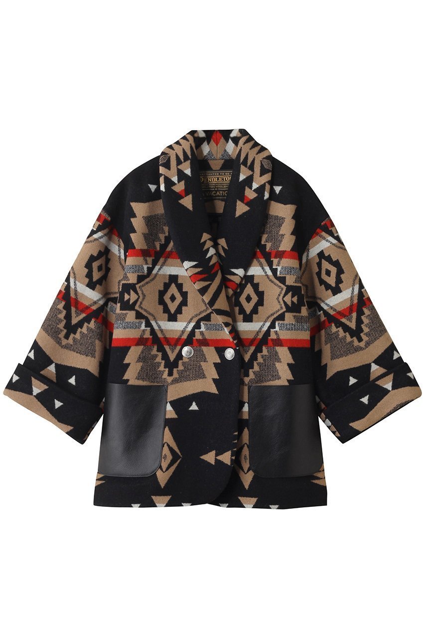 【ア ヴァケーション/A VACATION】の【A VACATION×PENDLETON】ジャケット 人気、トレンドファッション・服の通販 founy(ファニー) 　ファッション　Fashion　レディースファッション　Fashion for Women　アウター　Coat / Outerwear Collection　レディースジャケット・軽アウター　Jackets　アウトドア　Outdoor Clothing　ショール　Shawl, Wrap　ジャケット　Jacket, Outerwear　スウェット / スエット　Sweatshirt, Sweatwear　パッチ　Patch, Appliqué　ブランケット　Blanket, Throw Blanket　ポケット　Pocket, Pocket Detail　モダン　Modern, Contemporary　モチーフ　Motif, Design Theme　今季　This Season, Current Season　A/W・秋冬　Autumn/Winter　 other-1|ID: prp329100004651005 ipo3291000000036226699