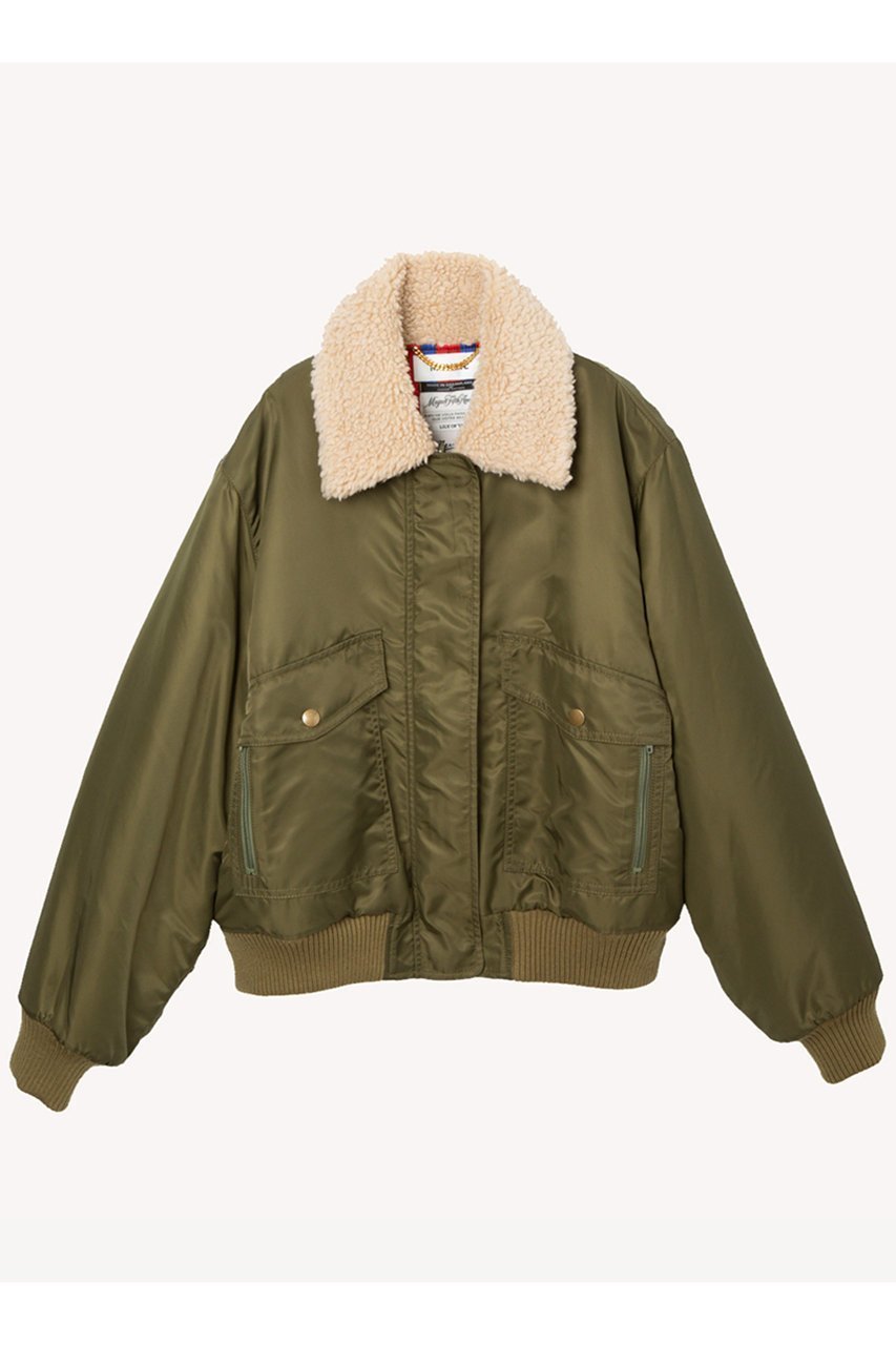 【ミュベール/MUVEIL】のワイルドシングスコラボボンバージャケット インテリア・キッズ・メンズ・レディースファッション・服の通販 founy(ファニー) 　ファッション　Fashion　レディースファッション　Fashion for Women　アウター　Coat / Outerwear Collection　レディースジャケット・軽アウター　Jackets　2025年　2025　2025-2026秋冬・A/W　Autumn/Winter 2025–26 AW25–26　コンパクト　Compact, Small Size　ジャケット　Jacket, Outerwear　ドッキング　Docking, Mixed Material　リバーシブル　Reversible, Two-Sided　エレガント 上品　Elegant　無地　Plain, Solid Color　A/W・秋冬　Autumn/Winter　軽量　Lightweight, Ultra Light　カーキ|ID: prp329100004651008 ipo3291000000033602827