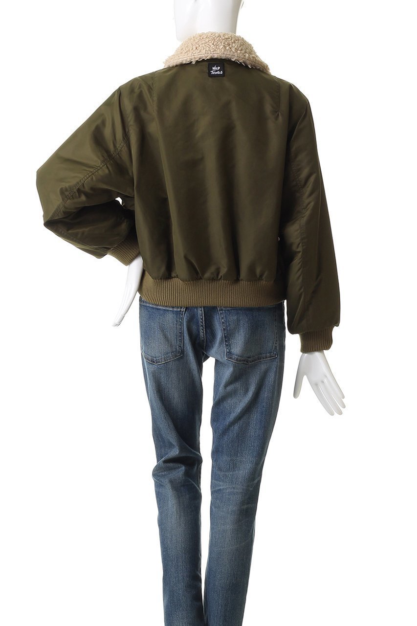 【ミュベール/MUVEIL】のワイルドシングスコラボボンバージャケット 人気、トレンドファッション・服の通販 founy(ファニー) 　ファッション　Fashion　レディースファッション　Fashion for Women　アウター　Coat / Outerwear Collection　レディースジャケット・軽アウター　Jackets　コンパクト　Compact, Small Size　ジャケット　Jacket, Outerwear　ドッキング　Docking, Mixed Material　リバーシブル　Reversible, Two-Sided　エレガント 上品　Elegant　無地　Plain, Solid Color　軽量　Lightweight, Ultra Light　other-4|ID: prp329100004651008 ipo3291000000034017088