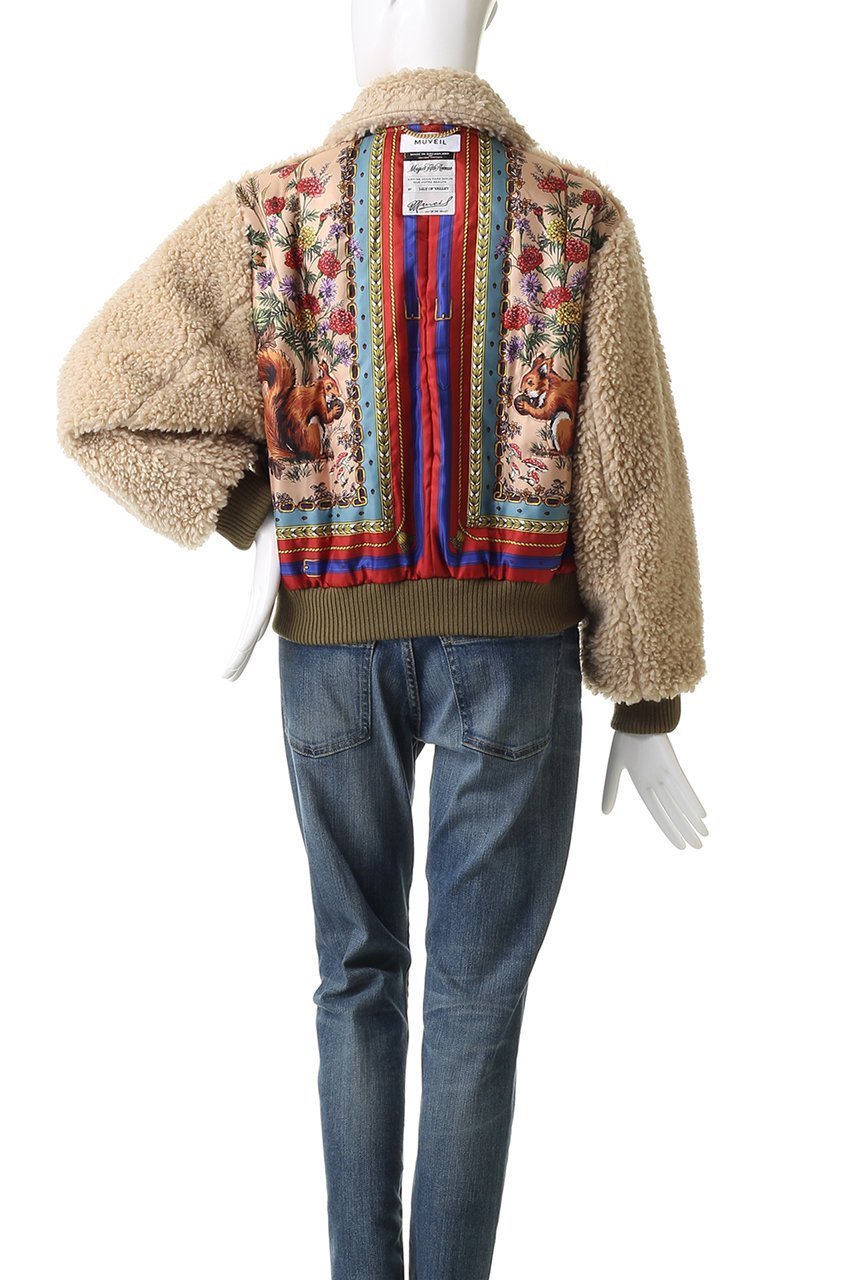 【ミュベール/MUVEIL】のワイルドシングスコラボボンバージャケット 人気、トレンドファッション・服の通販 founy(ファニー) 　ファッション　Fashion　レディースファッション　Fashion for Women　アウター　Coat / Outerwear Collection　レディースジャケット・軽アウター　Jackets　コンパクト　Compact, Small Size　ジャケット　Jacket, Outerwear　ドッキング　Docking, Mixed Material　リバーシブル　Reversible, Two-Sided　エレガント 上品　Elegant　無地　Plain, Solid Color　軽量　Lightweight, Ultra Light　other-7|ID: prp329100004651008 ipo3291000000034017091