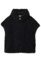 【リナージオ/LIGNAGGIO】の【ELLE SHOP限定】巻き毛フェイク フレンチスリーブ フードジレ ブラック|ID: prp329100004651009 ipo3291000000033602836