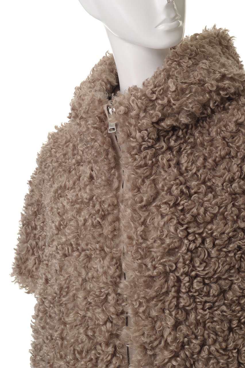 【リナージオ/LIGNAGGIO】の【ELLE SHOP限定】巻き毛フェイク フレンチスリーブ フードジレ 人気、トレンドファッション・服の通販 founy(ファニー) 　ファッション　Fashion　レディースファッション　Fashion for Women　アウター　Coat / Outerwear Collection　レディースジャケット・軽アウター　Jackets　ジャケット　Jacket, Outerwear　スリーブ　Sleeve, Long Sleeve / Short Sleeve　ダウン　Down, Puffer　デニム　Denim, Jeans Material　フェイク　Faux, Fake　フェイクファー　Faux Fur, Imitation Fur　フレンチ　French, French Style　ベスト　Vest, Waistcoat　リュクス　Luxury, Elegant, High-End, Chic　other-5|ID: prp329100004651009 ipo3291000000033602840