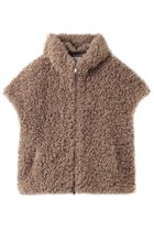 【リナージオ/LIGNAGGIO】の【ELLE SHOP限定】巻き毛フェイク フレンチスリーブ フードジレ モカ|ID: prp329100004651009 ipo3291000000035723857