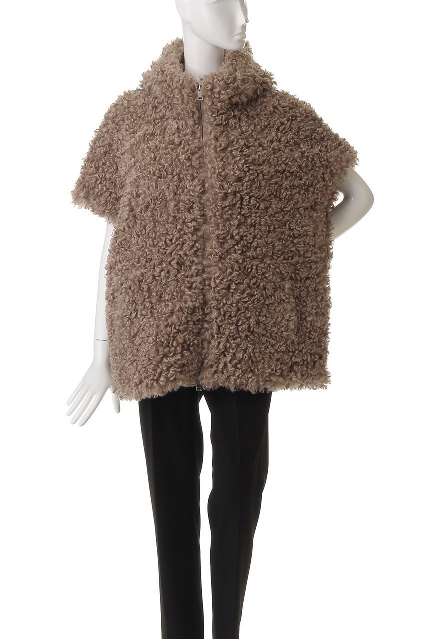 【リナージオ/LIGNAGGIO】の【ELLE SHOP限定】巻き毛フェイク フレンチスリーブ フードジレ 人気、トレンドファッション・服の通販 founy(ファニー) ファッション Fashion レディースファッション Fashion for Women アウター Coat / Outerwear Collection レディースジャケット・軽アウター Jackets ジャケット Jacket, Outerwear スリーブ Sleeve, Long Sleeve / Short Sleeve ダウン Down, Puffer デニム Denim, Jeans Material フェイク Faux, Fake フェイクファー Faux Fur, Imitation Fur フレンチ French, French Style ベスト Vest, Waistcoat リュクス Luxury, Elegant, High-End, Chic other-2|ID: prp329100004651009 ipo3291000000035857744