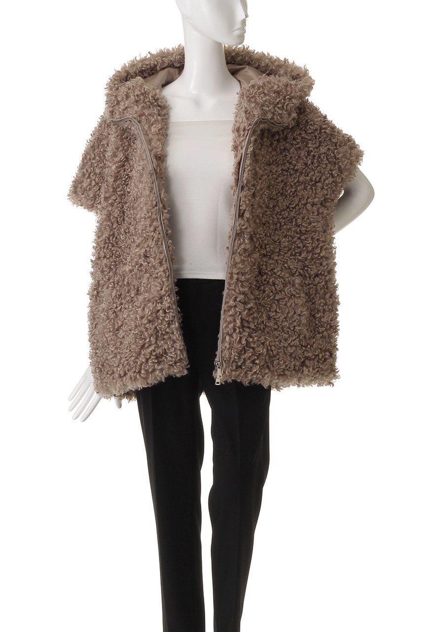 【リナージオ/LIGNAGGIO】の【ELLE SHOP限定】巻き毛フェイク フレンチスリーブ フードジレ 人気、トレンドファッション・服の通販 founy(ファニー) ファッション Fashion レディースファッション Fashion for Women アウター Coat / Outerwear Collection レディースジャケット・軽アウター Jackets ジャケット Jacket, Outerwear スリーブ Sleeve, Long Sleeve / Short Sleeve ダウン Down, Puffer デニム Denim, Jeans Material フェイク Faux, Fake フェイクファー Faux Fur, Imitation Fur フレンチ French, French Style ベスト Vest, Waistcoat リュクス Luxury, Elegant, High-End, Chic other-7|ID: prp329100004651009 ipo3291000000035857750