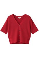 【デミーリー/DEMYLEE】のCADEN コットンリネン ハーフスリーブ Vネックカーディガン 人気、トレンドファッション・服の通販 founy(ファニー) ファッション Fashion レディースファッション Fashion for Women トップス・カットソー Cut & Sew Tops ニット Knit Tops & Sweaters カーディガン・羽織り Layered Style Cardigans Vネックトップス V-Neck Tops / V-Cut Neckline Shirts 2025年 2025 2025-2026秋冬・A/W Autumn/Winter 2025–26 AW25–26 カーディガン Cardigan, Knitwear コンパクト Compact, Small Size スリーブ Sleeve, Long Sleeve / Short Sleeve トレンド Trend, Trending Now ハーフ Half, Half-Length バランス Balance, Style Balance リネン Linen, Linen Fabric A/W・秋冬 Autumn/Winter |ID:prp329100004651010