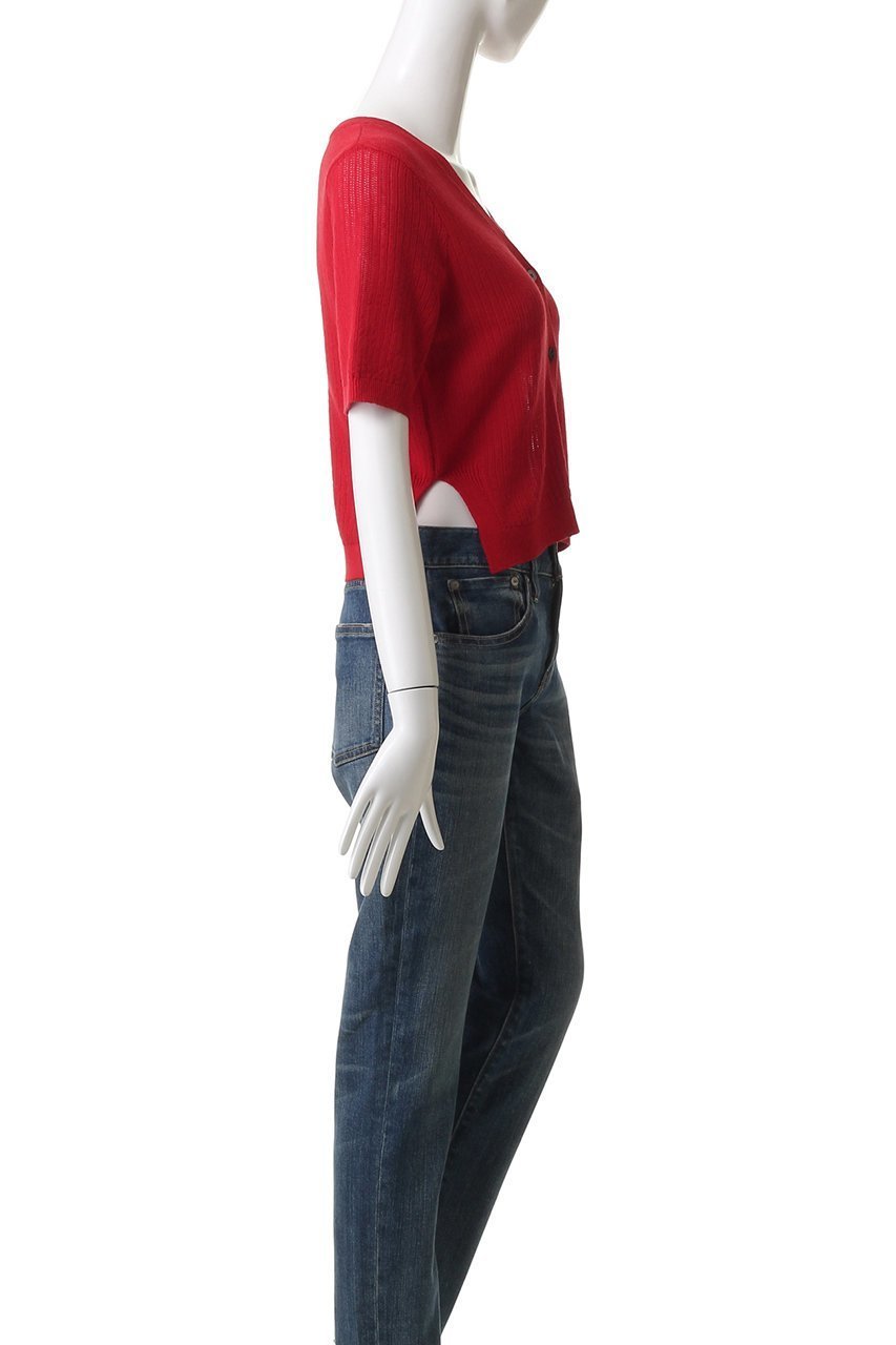 【デミーリー/DEMYLEE】のCADEN コットンリネン ハーフスリーブ Vネックカーディガン 人気、トレンドファッション・服の通販 founy(ファニー) 　ファッション　Fashion　レディースファッション　Fashion for Women　トップス・カットソー　Cut & Sew Tops　ニット　Knit Tops & Sweaters　カーディガン・羽織り　Layered Style Cardigans　Vネックトップス　V-Neck Tops / V-Cut Neckline Shirts　2025年　2025　2025-2026秋冬・A/W　Autumn/Winter 2025–26 AW25–26　カーディガン　Cardigan, Knitwear　コンパクト　Compact, Small Size　スリーブ　Sleeve, Long Sleeve / Short Sleeve　トレンド　Trend, Trending Now　ハーフ　Half, Half-Length　バランス　Balance, Style Balance　リネン　Linen, Linen Fabric　A/W・秋冬　Autumn/Winter　other-3|ID: prp329100004651010 ipo3291000000033602848