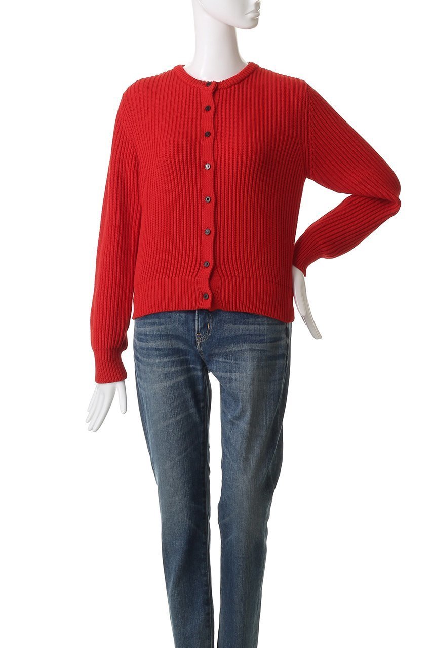 【デミーリー/DEMYLEE】のRIANA ソフトコットン クルーネックカーディガン 人気、トレンドファッション・服の通販 founy(ファニー) 　ファッション　Fashion　レディースファッション　Fashion for Women　トップス・カットソー　Cut & Sew Tops　ニット　Knit Tops & Sweaters　カーディガン・羽織り　Layered Style Cardigans　なめらか　Smooth, Silky Texture　カーディガン　Cardigan, Knitwear　シンプル　Simple, Minimal　羽織　Haori, Light Jacket　other-2|ID: prp329100004651011 ipo3291000000036064503