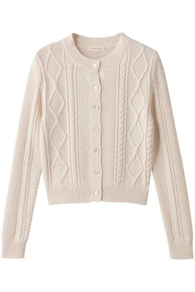 【デミーリー/DEMYLEE】 COLETTE ソフトコットン ケーブルニットカーディガン人気、トレンドファッション・服の通販 founy(ファニー) ファッション Fashion レディースファッション Fashion for Women トップス・カットソー Cut & Sew Tops ニット Knit Tops & Sweaters カーディガン・羽織り Layered Style Cardigans 2025年 2025 2025-2026秋冬・A/W Autumn/Winter 2025–26 AW25–26 インナー Innerwear カーディガン Cardigan, Knitwear クラシカル Classical, Vintage-Inspired 冬 Winter / This Winter 春 Spring 秋 Autumn A/W・秋冬 Autumn/Winter |ID:prp329100004651012