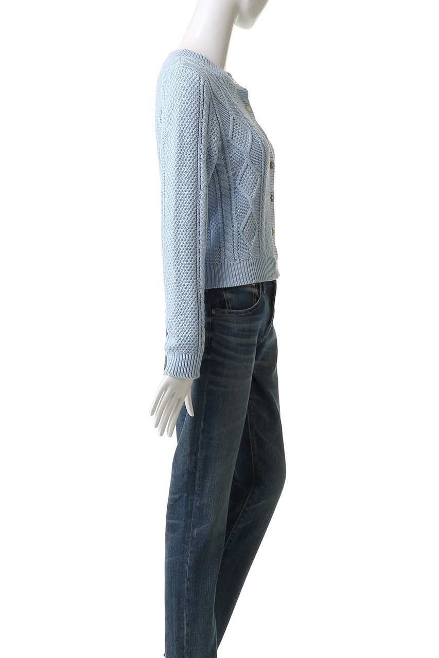【デミーリー/DEMYLEE】のCOLETTE ソフトコットン ケーブルニットカーディガン 人気、トレンドファッション・服の通販 founy(ファニー) 　ファッション　Fashion　レディースファッション　Fashion for Women　トップス・カットソー　Cut & Sew Tops　ニット　Knit Tops & Sweaters　カーディガン・羽織り　Layered Style Cardigans　2025年　2025　2025-2026秋冬・A/W　Autumn/Winter 2025–26 AW25–26　インナー　Innerwear　カーディガン　Cardigan, Knitwear　クラシカル　Classical, Vintage-Inspired　冬　Winter / This Winter　春　Spring　秋　Autumn　A/W・秋冬　Autumn/Winter　other-3|ID: prp329100004651012 ipo3291000000033602864