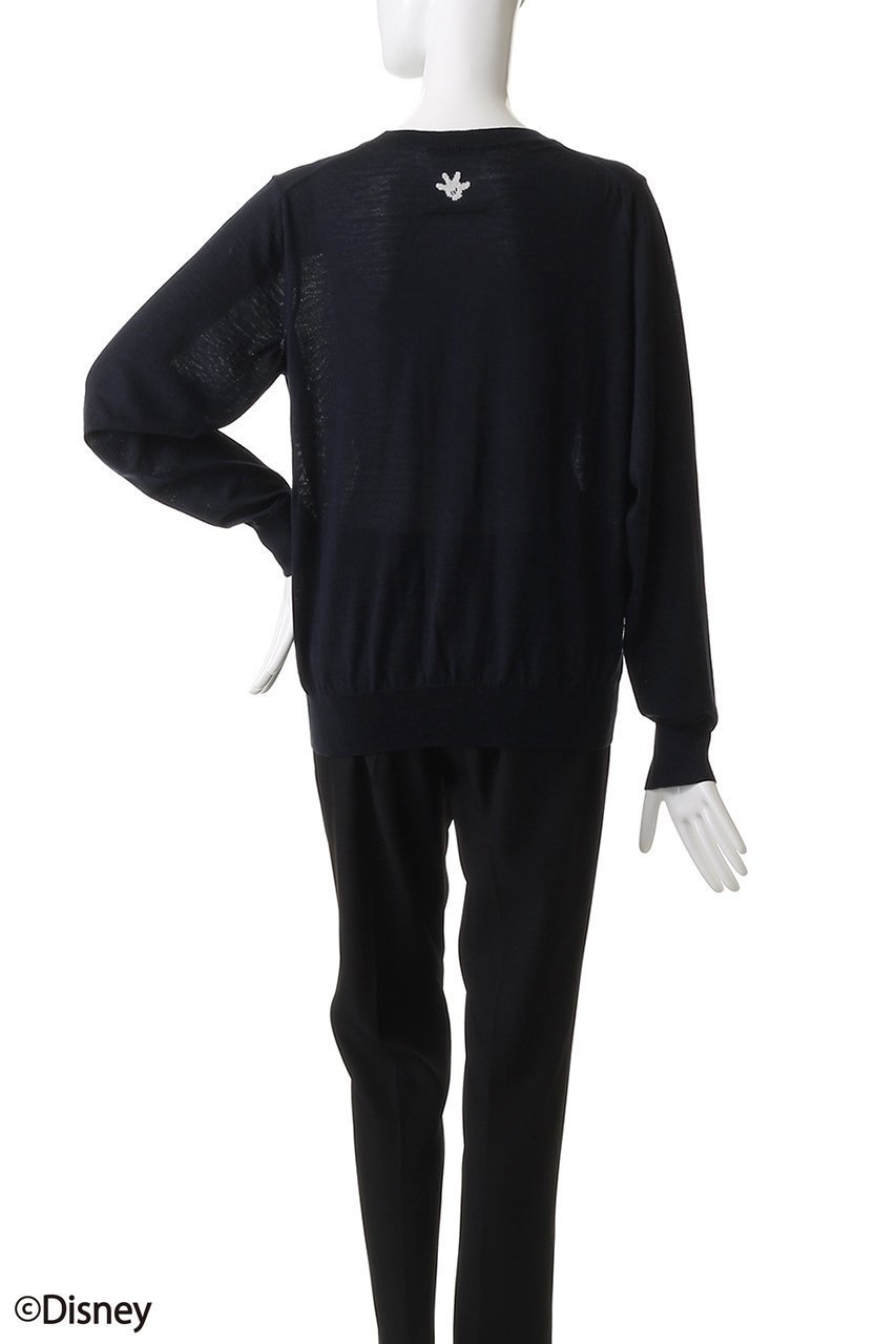 【スローン/SLOANE】のMICKEY MOUSE/16Gインターシャ編み ウール クルーネック ニットトップス 人気、トレンドファッション・服の通販 founy(ファニー) 　ファッション　Fashion　レディースファッション　Fashion for Women　トップス・カットソー　Cut & Sew Tops　ニット　Knit Tops & Sweaters　カジュアルプルオーバー・ニットトップス　Pullovers & Knit Tops / Casual Pullovers　2025年　2025　2025-2026秋冬・A/W　Autumn/Winter 2025–26 AW25–26　ハンド　Hand, Handmade　モチーフ　Motif, Design Theme　A/W・秋冬　Autumn/Winter　other-4|ID: prp329100004651014 ipo3291000000033602879