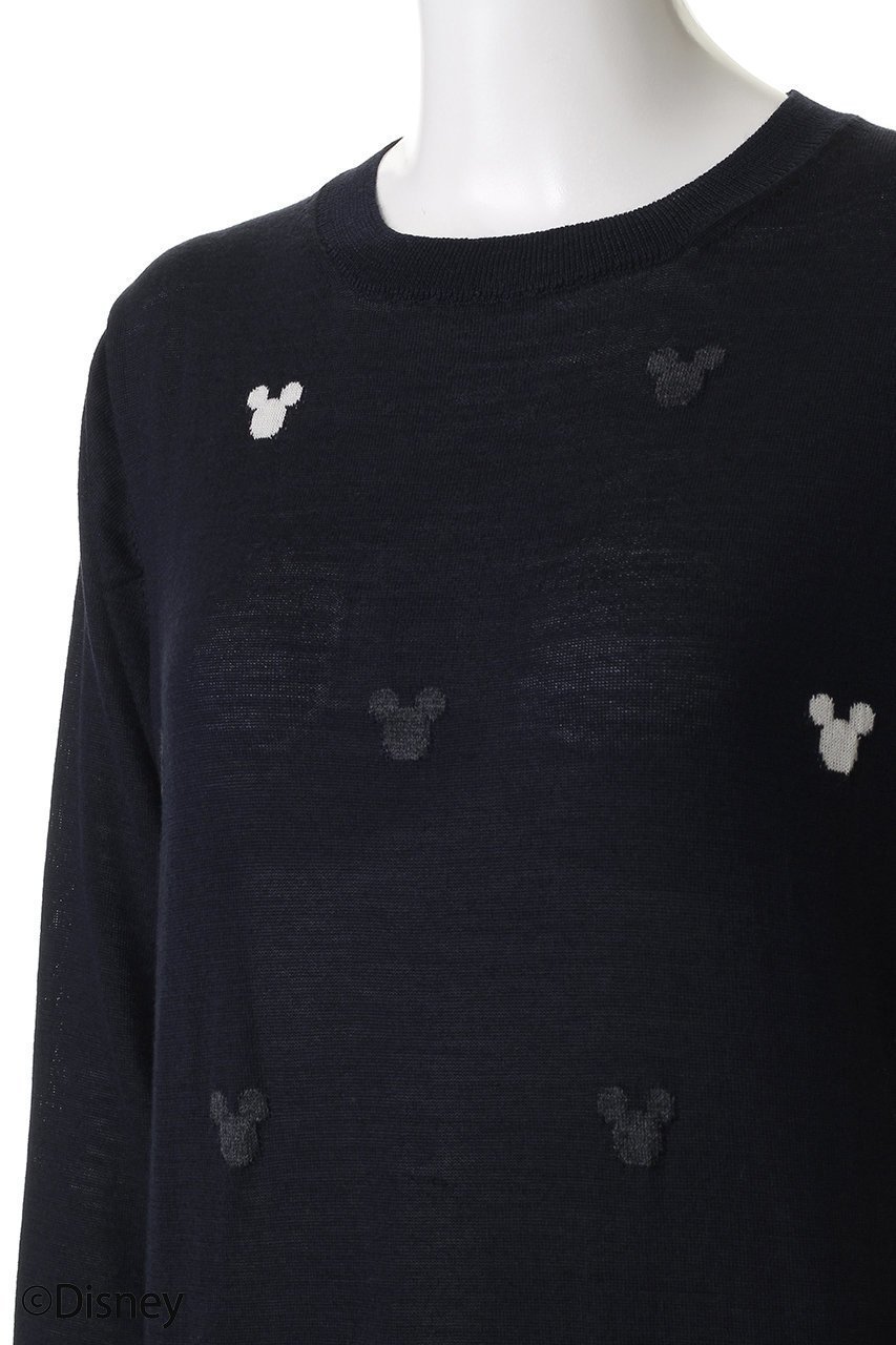【スローン/SLOANE】のMICKEY MOUSE/16Gインターシャ編み ウール クルーネック ニットトップス 人気、トレンドファッション・服の通販 founy(ファニー) 　ファッション　Fashion　レディースファッション　Fashion for Women　トップス・カットソー　Cut & Sew Tops　ニット　Knit Tops & Sweaters　カジュアルプルオーバー・ニットトップス　Pullovers & Knit Tops / Casual Pullovers　2025年　2025　2025-2026秋冬・A/W　Autumn/Winter 2025–26 AW25–26　ハンド　Hand, Handmade　モチーフ　Motif, Design Theme　A/W・秋冬　Autumn/Winter　other-5|ID: prp329100004651014 ipo3291000000033602880