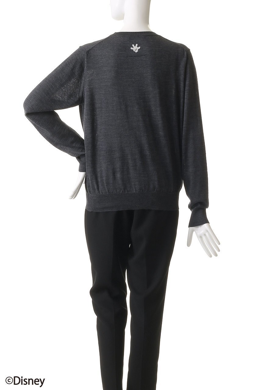 【スローン/SLOANE】のMICKEY MOUSE/16Gインターシャ編み ウール クルーネック ニットトップス 人気、トレンドファッション・服の通販 founy(ファニー) ファッション Fashion レディースファッション Fashion for Women トップス・カットソー Cut & Sew Tops ニット Knit Tops & Sweaters カジュアルプルオーバー・ニットトップス Pullovers & Knit Tops / Casual Pullovers ハンド Hand, Handmade モチーフ Motif, Design Theme other-4|ID: prp329100004651014 ipo3291000000035299215
