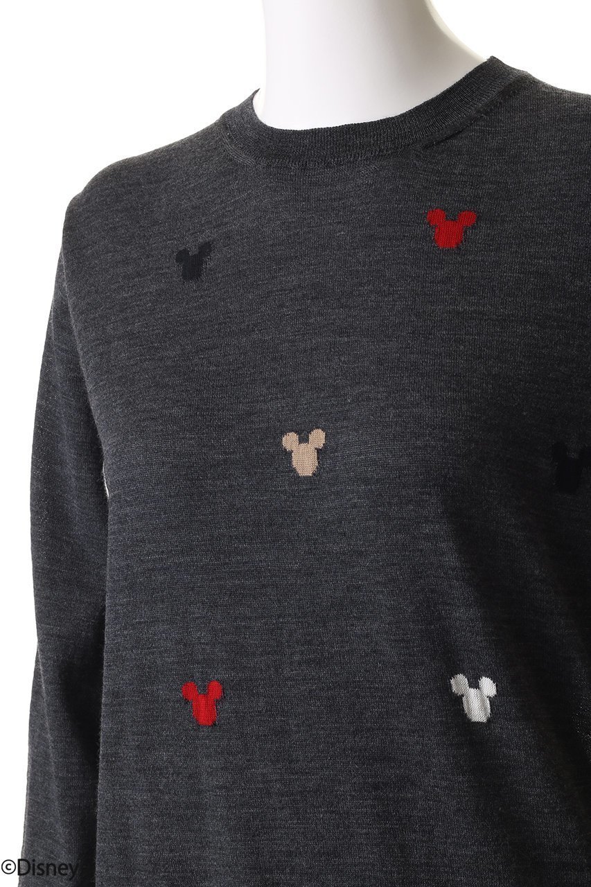 【スローン/SLOANE】のMICKEY MOUSE/16Gインターシャ編み ウール クルーネック ニットトップス 人気、トレンドファッション・服の通販 founy(ファニー) ファッション Fashion レディースファッション Fashion for Women トップス・カットソー Cut & Sew Tops ニット Knit Tops & Sweaters カジュアルプルオーバー・ニットトップス Pullovers & Knit Tops / Casual Pullovers ハンド Hand, Handmade モチーフ Motif, Design Theme other-5|ID: prp329100004651014 ipo3291000000035299218