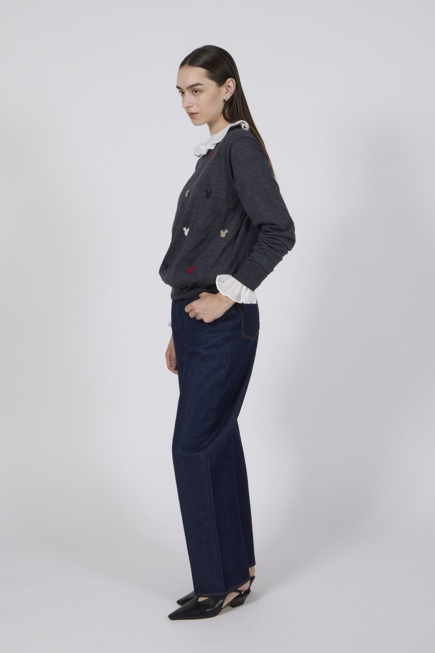 【スローン/SLOANE】のMICKEY MOUSE/16Gインターシャ編み ウール クルーネック ニットトップス 人気、トレンドファッション・服の通販 founy(ファニー) ファッション Fashion レディースファッション Fashion for Women トップス・カットソー Cut & Sew Tops ニット Knit Tops & Sweaters カジュアルプルオーバー・ニットトップス Pullovers & Knit Tops / Casual Pullovers ハンド Hand, Handmade モチーフ Motif, Design Theme other-6|ID: prp329100004651014 ipo3291000000035299220