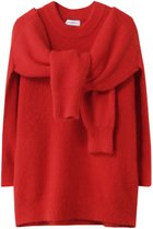 【イロット/IIROT】のアルパカ ギミック ニット 人気、トレンドファッション・服の通販 founy(ファニー) ファッション Fashion レディースファッション Fashion for Women トップス・カットソー Cut & Sew Tops ニット Knit Tops & Sweaters カジュアルプルオーバー・ニットトップス Pullovers & Knit Tops / Casual Pullovers 半袖 Short Sleeve, Half Sleeve thumbnail レッド|ID: prp329100004651016 ipo3291000000035904416