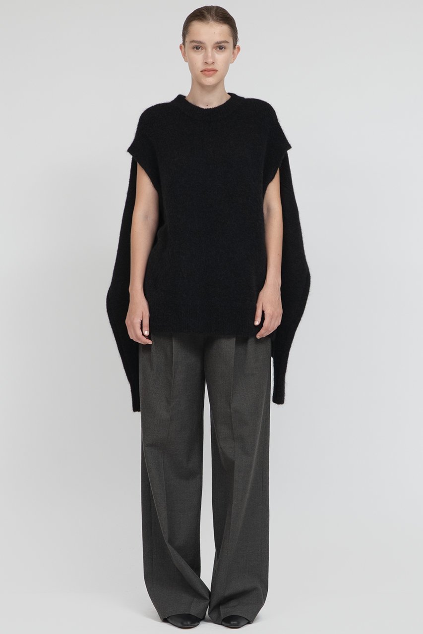 【イロット/IIROT】のアルパカ ギミック ニット 人気、トレンドファッション・服の通販 founy(ファニー) 　ファッション　Fashion　レディースファッション　Fashion for Women　トップス・カットソー　Cut & Sew Tops　ニット　Knit Tops & Sweaters　カジュアルプルオーバー・ニットトップス　Pullovers & Knit Tops / Casual Pullovers　半袖　Short Sleeve, Half Sleeve　other-6|ID: prp329100004651016 ipo3291000000035904426