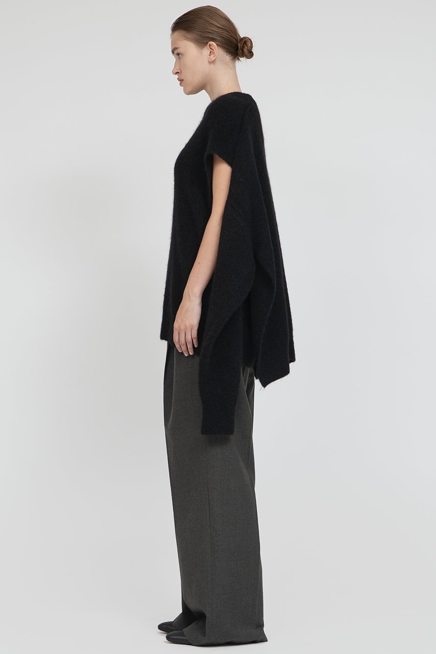 【イロット/IIROT】のアルパカ ギミック ニット 人気、トレンドファッション・服の通販 founy(ファニー) 　ファッション　Fashion　レディースファッション　Fashion for Women　トップス・カットソー　Cut & Sew Tops　ニット　Knit Tops & Sweaters　カジュアルプルオーバー・ニットトップス　Pullovers & Knit Tops / Casual Pullovers　半袖　Short Sleeve, Half Sleeve　other-7|ID: prp329100004651016 ipo3291000000035904427