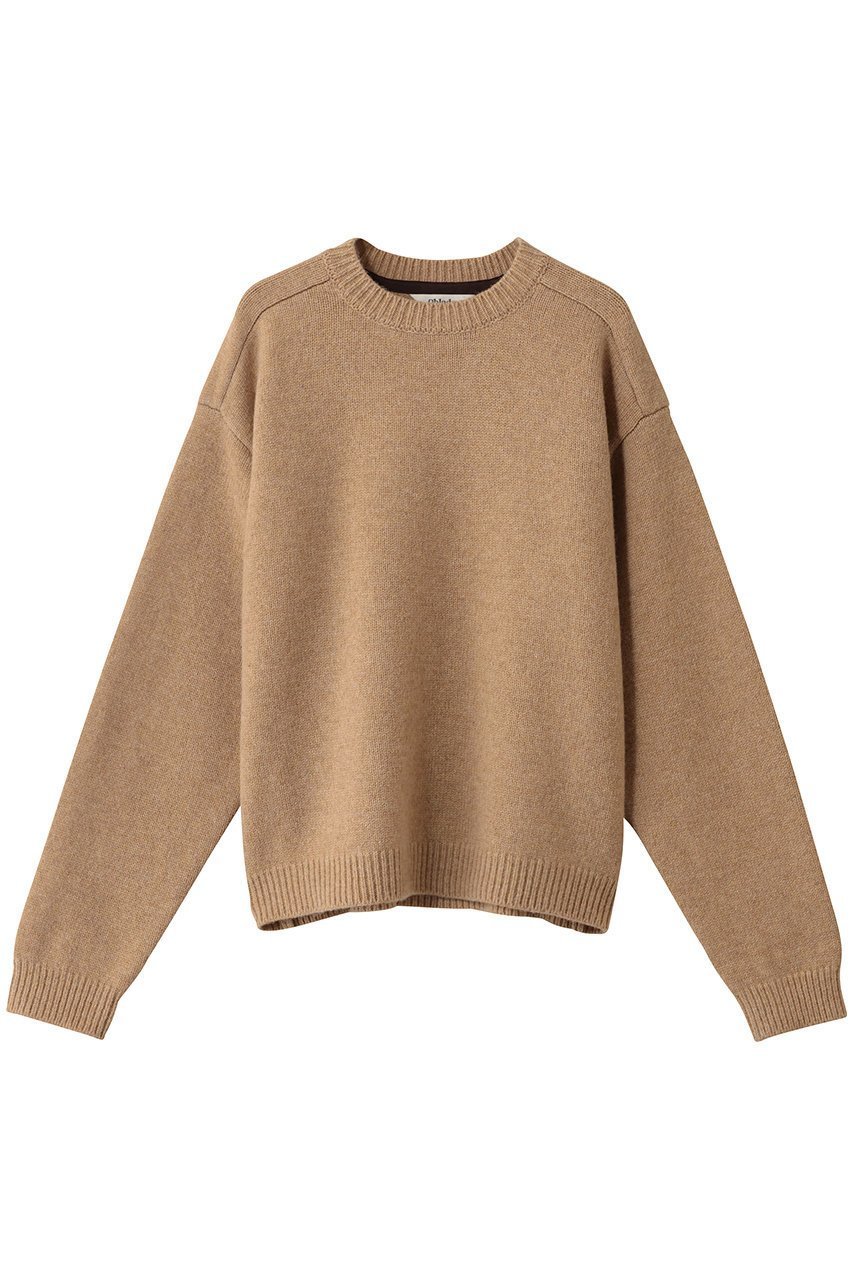【オブラダ/Oblada】のWILLIAM ニットプルオーバー インテリア・キッズ・メンズ・レディースファッション・服の通販 founy(ファニー) 　ファッション　Fashion　レディースファッション　Fashion for Women　トップス・カットソー　Cut & Sew Tops　ニット　Knit Tops & Sweaters　カジュアルプルオーバー・ニットトップス　Pullovers & Knit Tops / Casual Pullovers　シンプル　Simple, Minimal　トレンド　Trend, Trending Now　バランス　Balance, Style Balance　今季　This Season, Current Season　A/W・秋冬　Autumn/Winter　キャメル|ID: prp329100004651018 ipo3291000000036015528