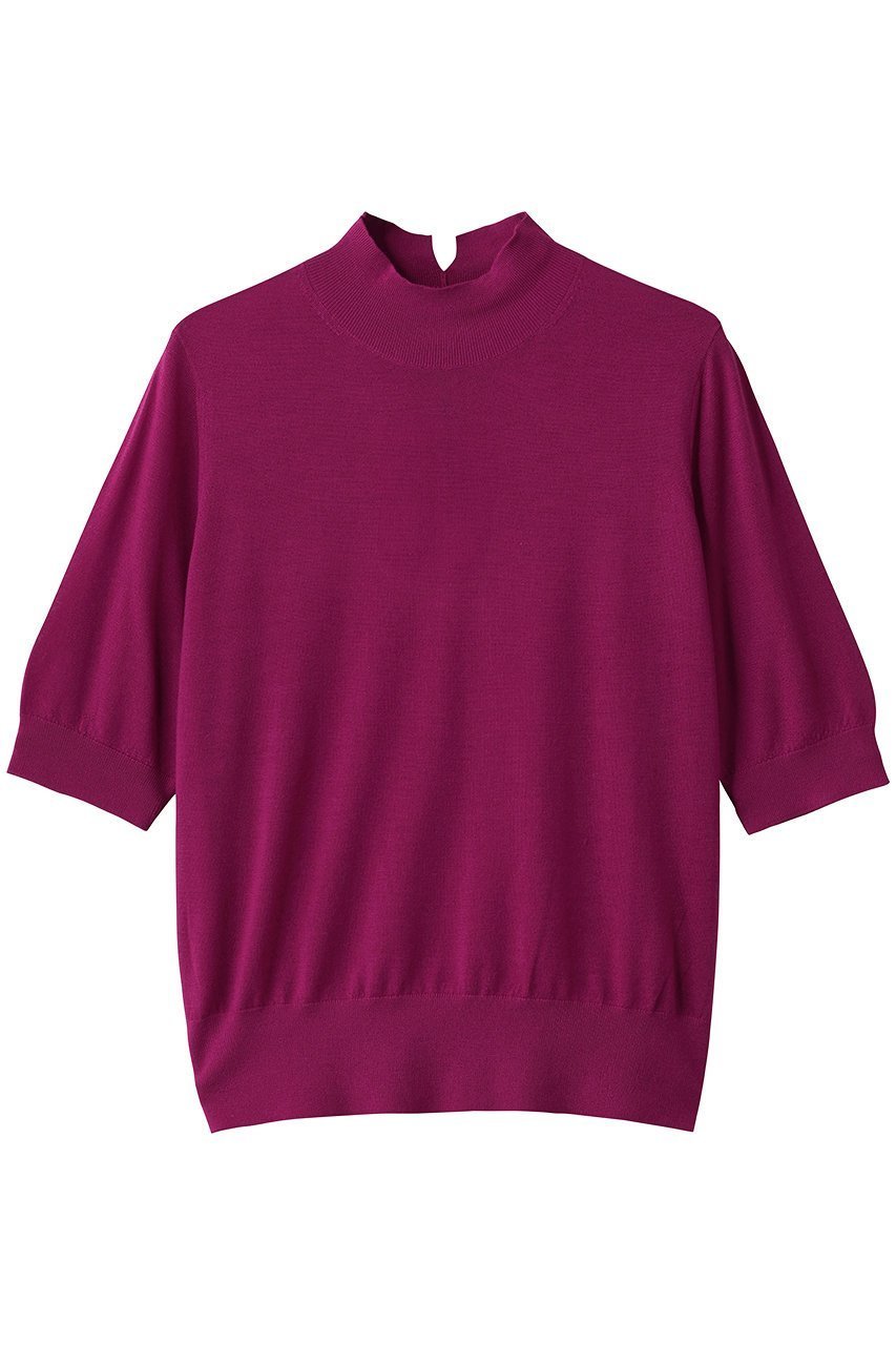 【アナイ/ANAYI】のスーパーFメリノハイネックプルオーバー 人気、トレンドファッション・服の通販 founy(ファニー) 　ファッション　Fashion　レディースファッション　Fashion for Women　トップス・カットソー　Cut & Sew Tops　ニット　Knit Tops & Sweaters　カジュアルプルオーバー・ニットトップス　Pullovers & Knit Tops / Casual Pullovers　スリーブ　Sleeve, Long Sleeve / Short Sleeve　ハイネック　High Neck, Mock Neck　ハーフ　Half, Half-Length　定番　Standard, Basic Item　 other-1|ID: prp329100004651019 ipo3291000000035829084