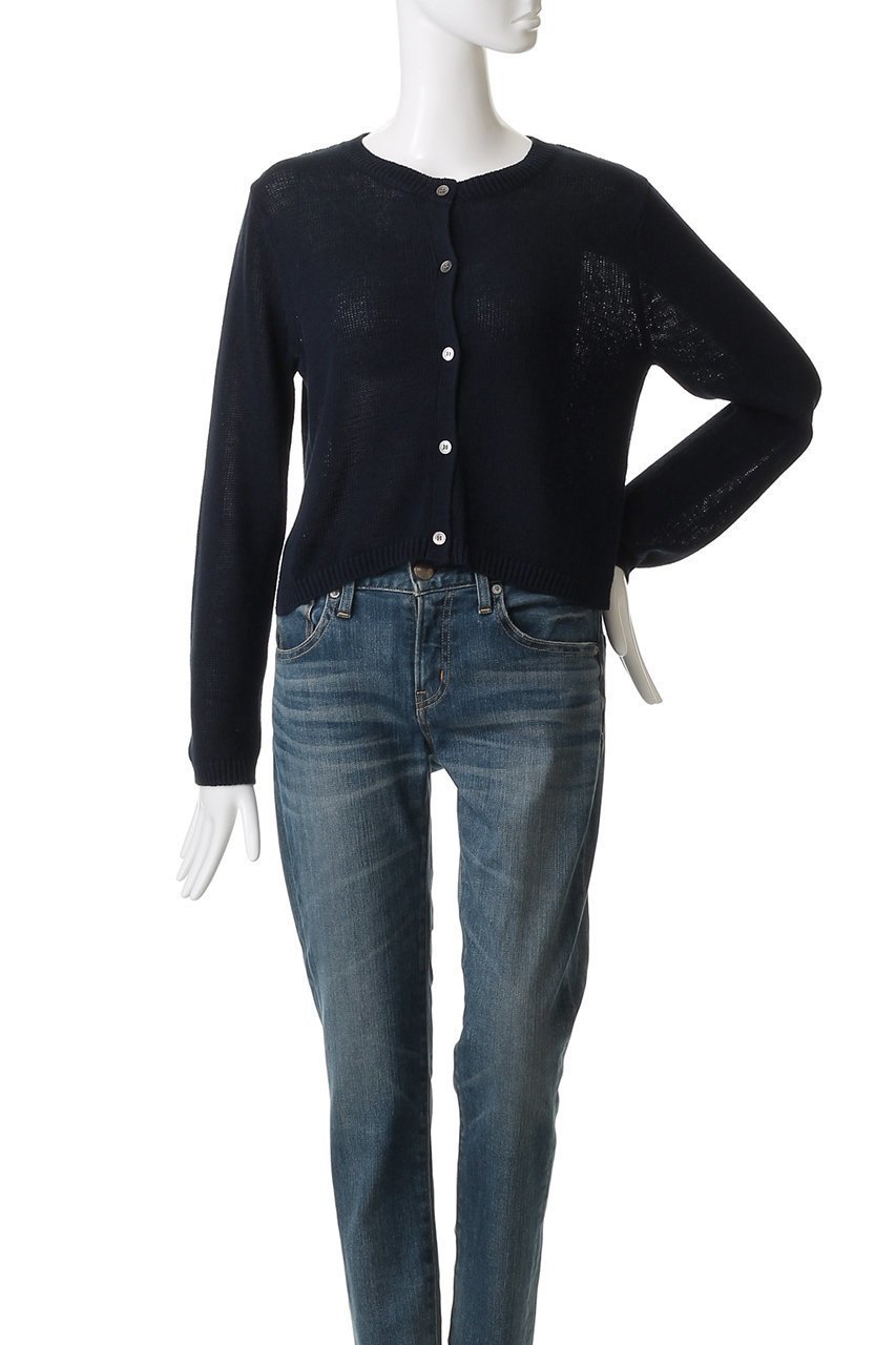 【デミーリー/DEMYLEE】のJOSIE コットンリネン クルーネックカーディガン 人気、トレンドファッション・服の通販 founy(ファニー) ファッション Fashion レディースファッション Fashion for Women トップス・カットソー Cut & Sew Tops ニット Knit Tops & Sweaters カーディガン・羽織り Layered Style Cardigans カーディガン Cardigan, Knitwear シンプル Simple, Minimal リネン Linen, Linen Fabric other-2|ID: prp329100004651022 ipo3291000000036171864