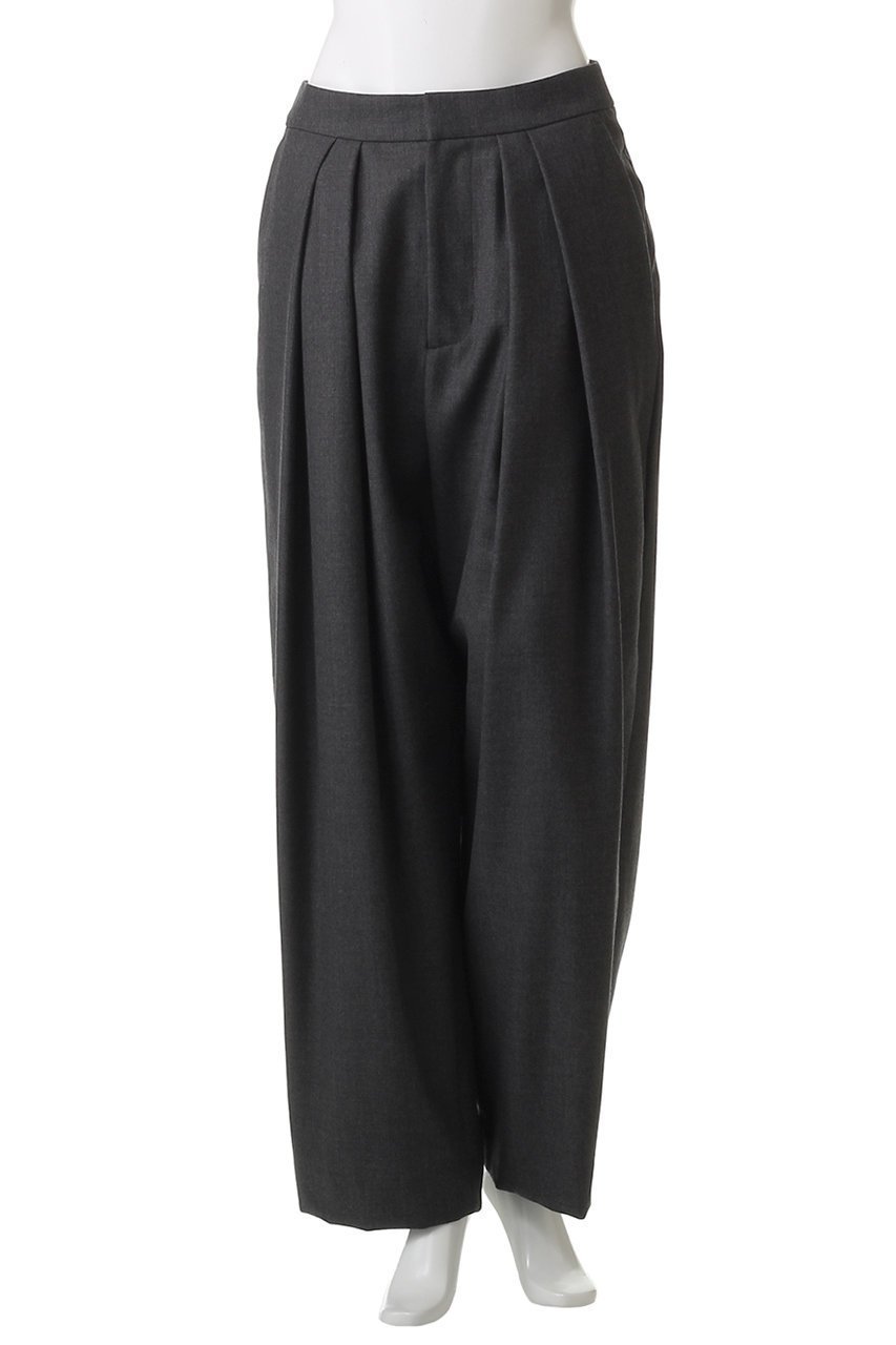 【サクラ/SACRA】のウーステッドサージパンツ 人気、トレンドファッション・服の通販 founy(ファニー) 　ファッション　Fashion　レディースファッション　Fashion for Women　パンツ　Pants & Trousers　2025年　2025　2025-2026秋冬・A/W　Autumn/Winter 2025–26 AW25–26　テーパード　Tapered, Tapered Pants　マニッシュ　Mannish, Boyish　メランジ　Melange, Mixed Yarn　ワイド　Wide, Wide Fit　エレガント 上品　Elegant　A/W・秋冬　Autumn/Winter　other-2|ID: prp329100004651025 ipo3291000000033602976