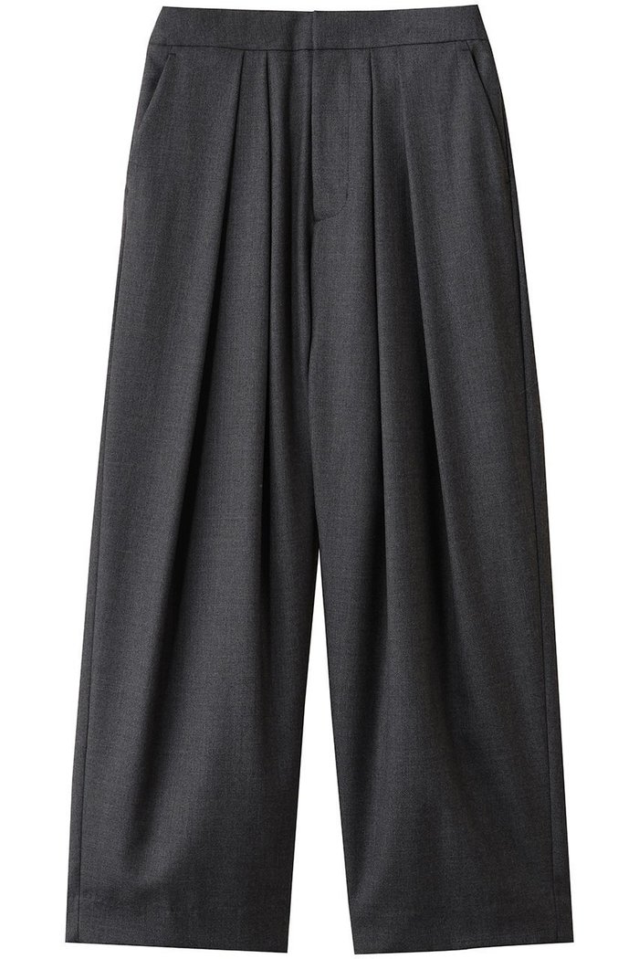 【サクラ/SACRA】のウーステッドサージパンツ インテリア・キッズ・メンズ・レディースファッション・服の通販 founy(ファニー) https://founy.com/ ファッション Fashion レディースファッション Fashion for Women パンツ Pants & Trousers テーパード Tapered, Tapered Pants マニッシュ Mannish, Boyish メランジ Melange, Mixed Yarn ワイド Wide, Wide Fit エレガント 上品 Elegant |ID: prp329100004651025 ipo3291000000034656641