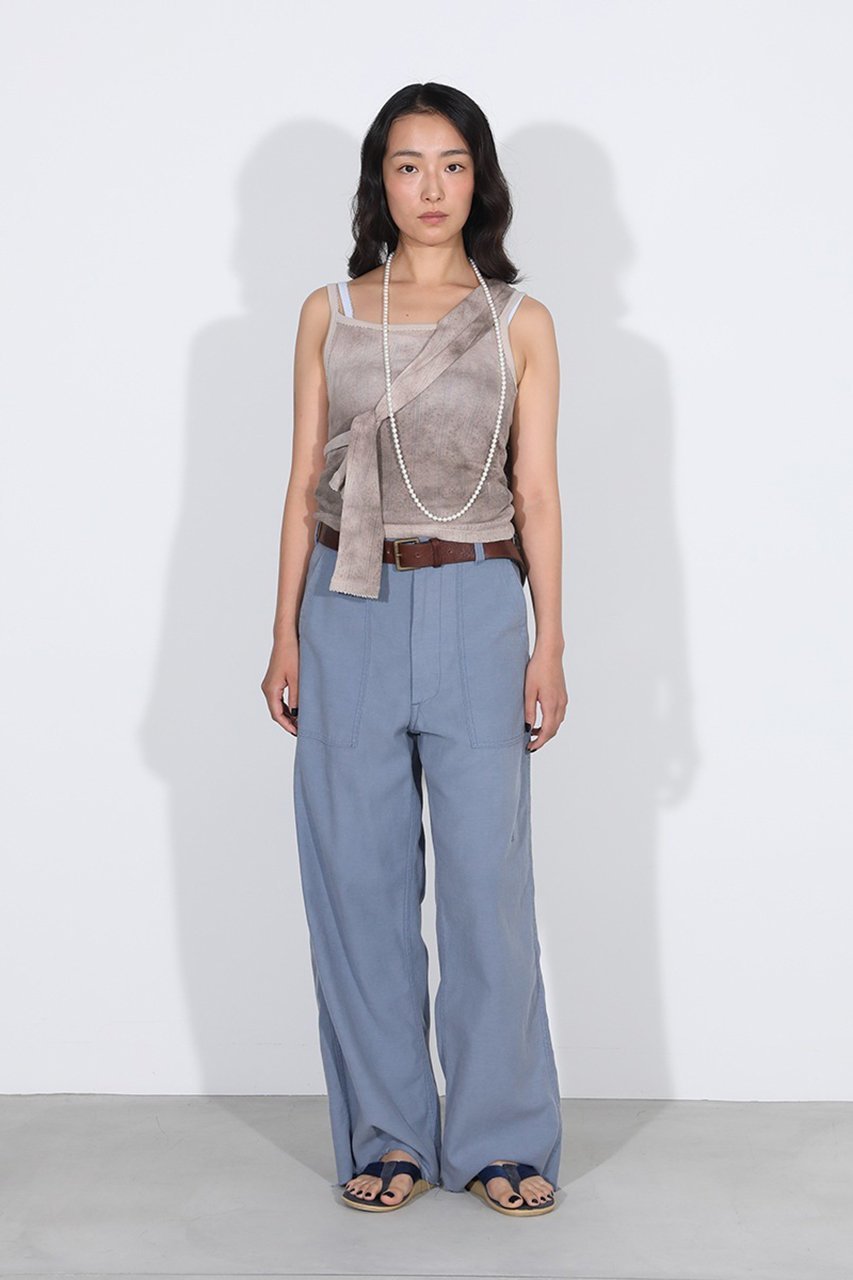 【マディソンブルー/MADISONBLUE】のFATIGUE PANTS L.oz BS ファティーグパンツ 人気、トレンドファッション・服の通販 founy(ファニー) ファッション Fashion レディースファッション Fashion for Women パンツ Pants & Trousers 2026年 2026 カットオフ Cut-Off Design サテン Satin, Glossy Fabric ストーン Stone, Gem-Like ルーズ Loose, Oversized ヴィンテージ Vintage Style 軽量 Lightweight, Ultra Light other-8|ID: prp329100004651028 ipo3291000000036755508