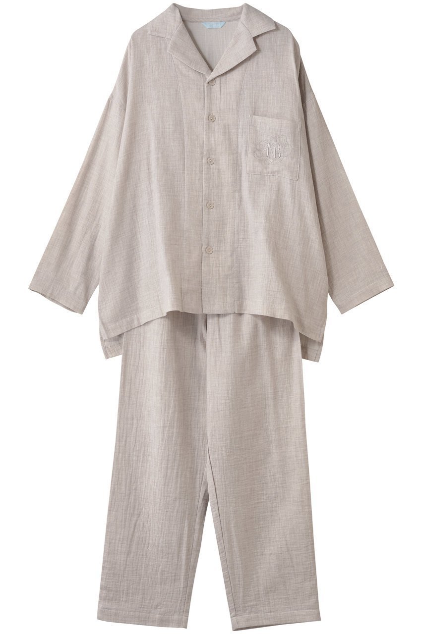 【キッドブルー/KID BLUE】の25オータムWガーゼパジャマ 人気、トレンドファッション・服の通販 founy(ファニー) 　ファッション　Fashion　レディースファッション　Fashion for Women　2025年　2025　2025-2026秋冬・A/W　Autumn/Winter 2025–26 AW25–26　オータム　Autumn Fashion　ダブル　Double, Double-Breasted　パジャマ　Pajamas, Sleepwear　ポケット　Pocket, Pocket Detail　ワイド　Wide, Wide Fit　定番　Standard, Basic Item　A/W・秋冬　Autumn/Winter　 other-1|ID: prp329100004651030 ipo3291000000033603016