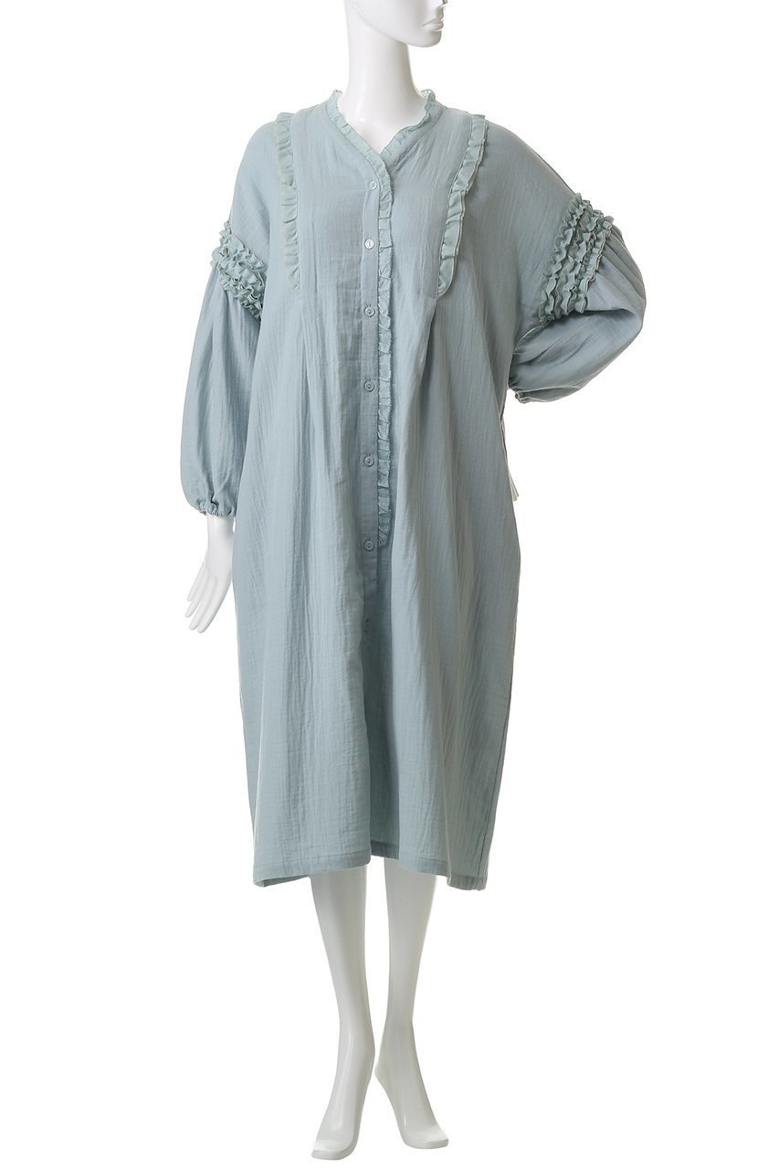 【キッドブルー/KID BLUE】の25オータムWガーゼナイティ 人気、トレンドファッション・服の通販 founy(ファニー) 　ファッション　Fashion　レディースファッション　Fashion for Women　トップス・カットソー　Cut & Sew Tops　オータム　Autumn Fashion　ダブル　Double, Double-Breasted　パジャマ　Pajamas, Sleepwear　フェミニン　Feminine, Girly　リラックス　Relax, Relaxed Fit　再入荷　Restock / Back in Stock　other-2|ID: prp329100004651031 ipo3291000000035865265