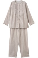 【キッドブルー/KID BLUE】の25オータムWガーゼパジャマ 人気、トレンドファッション・服の通販 founy(ファニー) ファッション Fashion レディースファッション Fashion for Women 2025年 2025 2025-2026秋冬・A/W Autumn/Winter 2025–26 AW25–26 オータム Autumn Fashion ダブル Double, Double-Breasted パジャマ Pajamas, Sleepwear フリル Frill, Ruffle ボックス Boxy, Box Shape リラックス Relax, Relaxed Fit A/W・秋冬 Autumn/Winter |ID:prp329100004651032
