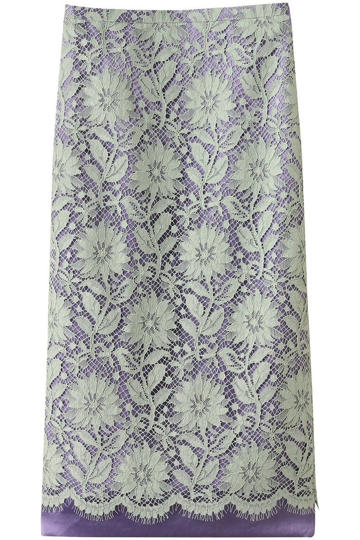 【オブリオ/AUBRIOT】のリバーレーススカート インテリア・キッズ・メンズ・レディースファッション・服の通販 founy(ファニー) https://founy.com/ ファッション Fashion レディースファッション Fashion for Women スカート Skirts パーティ Party, Party Style リュクス Luxury, Elegant, High-End, Chic レース Lace, Lace Fabric |ID: prp329100004651035 ipo3291000000035715948