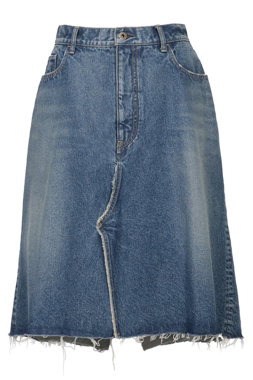 【マディソンブルー/MADISONBLUE】の5POCKET REMAKE A-LINE SK DENIM 5ポケットリメイクデニムAラインスカート インテリア・キッズ・メンズ・レディースファッション・服の通販 founy(ファニー) 　ファッション　Fashion　レディースファッション　Fashion for Women　スカート　Skirts　Aライン・フレアスカート　A-Line & Flared Skirts　2025年　2025　2025-2026秋冬・A/W　Autumn/Winter 2025–26 AW25–26　デニム　Denim, Jeans Material　ビッグ　Big, Oversized　ポケット　Pocket, Pocket Detail　リメイク　Remake, Reconstructed　ヴィンテージ　Vintage Style　台形　A-Line, Trapezoid Shape　A/W・秋冬　Autumn/Winter　ブルー|ID: prp329100004651038 ipo3291000000033603079