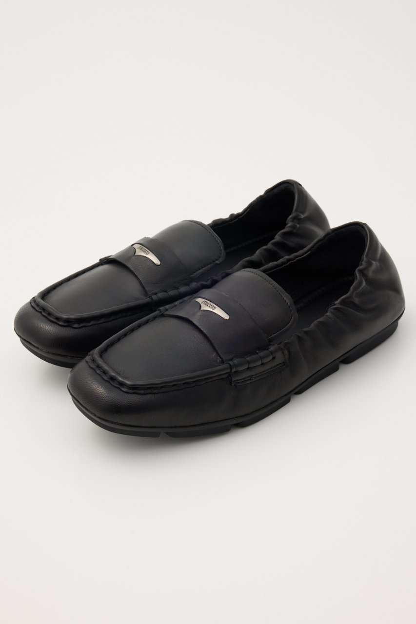 【スタッカート/STACCATO】のデユオズドライビングシューズ インテリア・キッズ・メンズ・レディースファッション・服の通販 founy(ファニー) 　ファッション　Fashion　レディースファッション　Fashion for Women　おすすめ　Recommended / Our Picks　インソール　Shoe Insole　ギャザー　Gathered, Ruffled　クッション　Cushion, Throw Pillow　シューズ　Shoes, Footwear　スタイリッシュ　Stylish, Fashionable　フィット　Fit, Slim Fit　フラット　Flat, Flat Shoes　マニッシュ　Mannish, Boyish　定番　Standard, Basic Item　旅行　Travel　ブラック|ID: prp329100004651040 ipo3291000000033790890