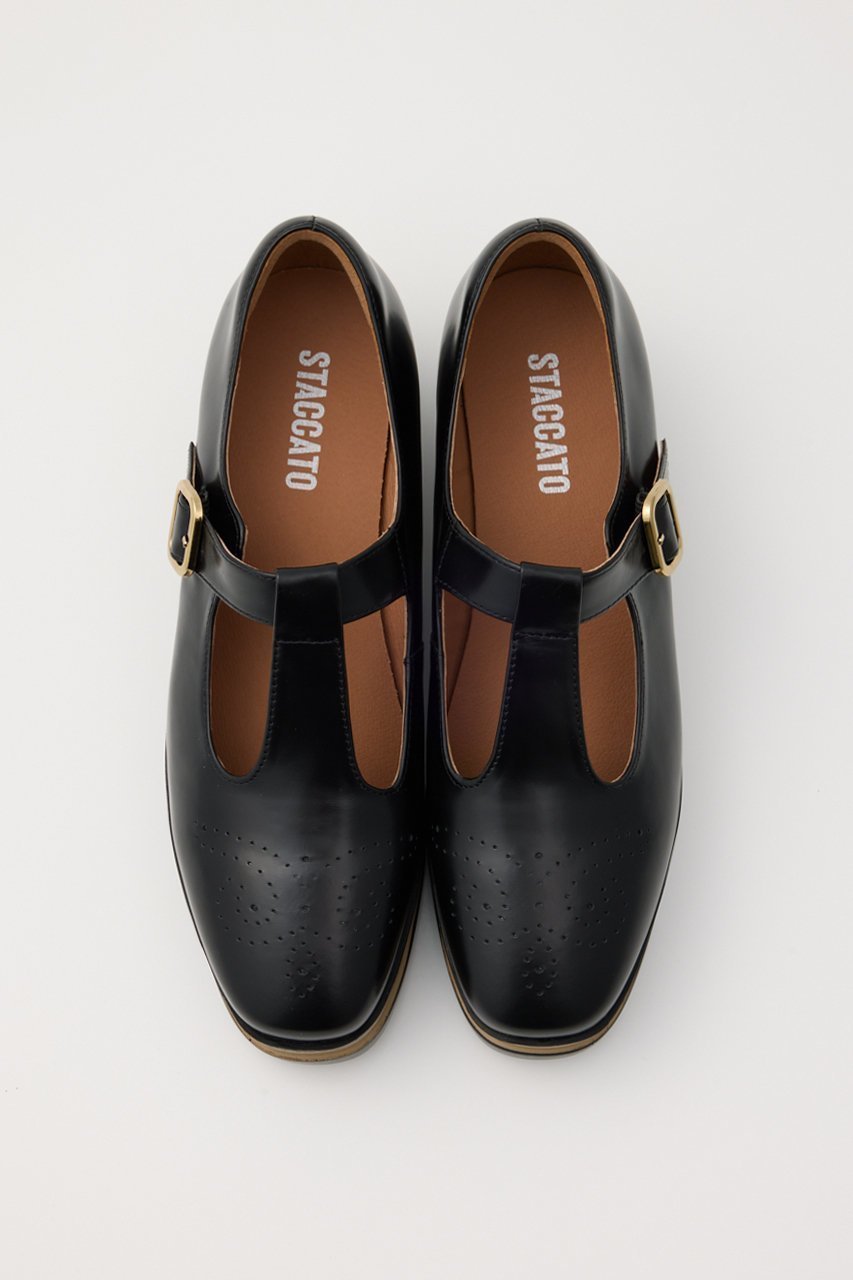 【スタッカート/STACCATO】のTストラッププラットフォーム 人気、トレンドファッション・服の通販 founy(ファニー) 　ファッション　Fashion　レディースファッション　Fashion for Women　おすすめ　Recommended / Our Picks　ウェッジ　Wedge Heels　ウッド　Wooden Design　シューズ　Shoes, Footwear　ソックス　Socks, Hosiery　フェミニン　Feminine, Girly　フラット　Flat, Flat Shoes　マニッシュ　Mannish, Boyish　厚底　Platform Shoes　定番　Standard, Basic Item　other-2|ID: prp329100004651043 ipo3291000000033603235