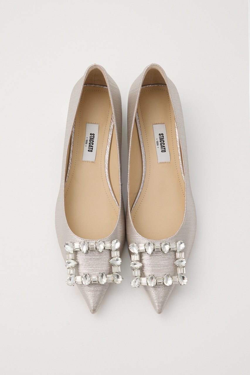 【スタッカート/STACCATO】のシャーロットビジューバックルパンプス 人気、トレンドファッション・服の通販 founy(ファニー) 　ファッション　Fashion　レディースファッション　Fashion for Women　バッグ　Bags　シルバー　Silver, Metallic Silver　ストーン　Stone, Gem-Like　ブロック　Block, Solid Block Pattern　エレガント 上品　Elegant　other-2|ID: prp329100004651046 ipo3291000000036101742