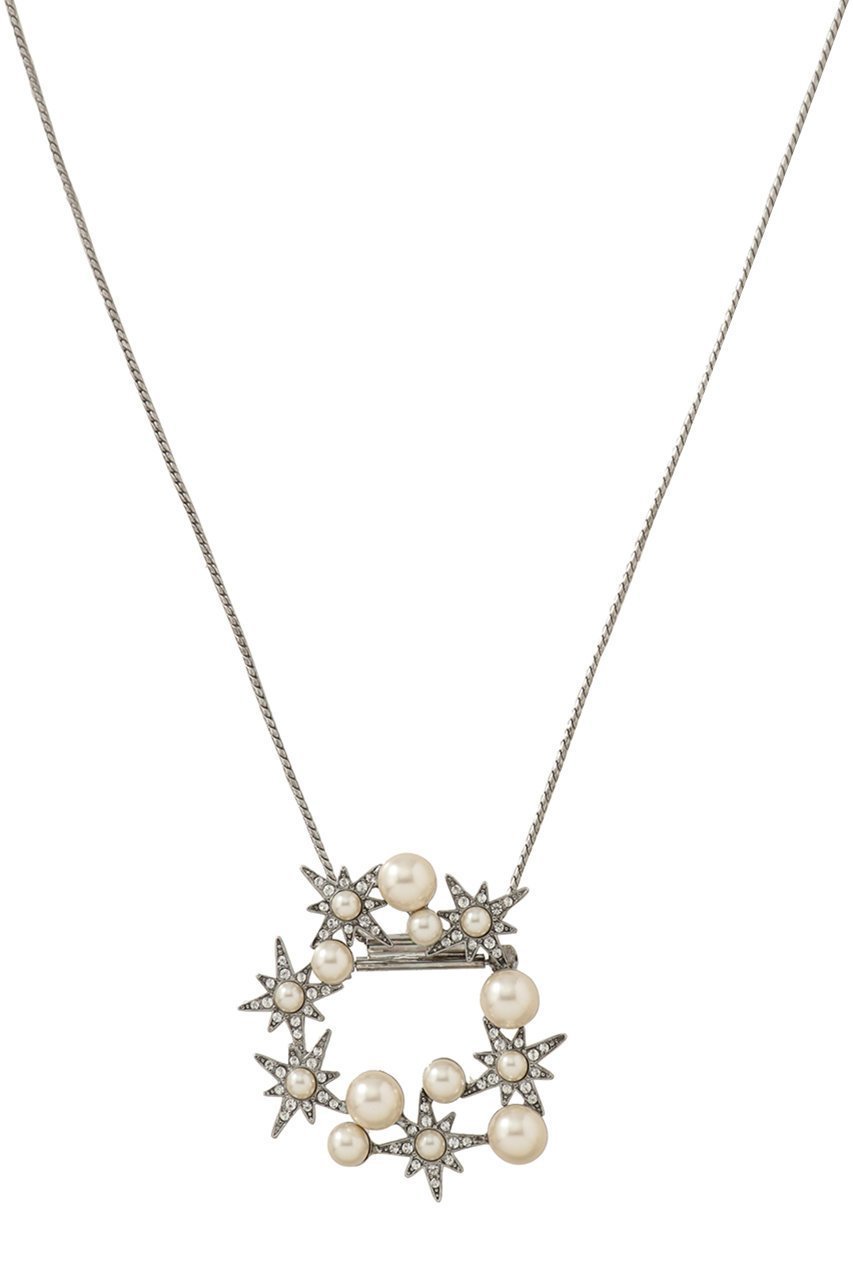 【アデル ビジュー/ADER bijoux】のSTAR brooch ペンダント インテリア・キッズ・メンズ・レディースファッション・服の通販 founy(ファニー) 　ファッション　Fashion　レディースファッション　Fashion for Women　ジュエリー　Jewelry　ネックレス　Necklaces & Pendants　2025年　2025　2025-2026秋冬・A/W　Autumn/Winter 2025–26 AW25–26　ガラス　Glass, Glassware　クリスタル　Crystal, Swarovski　ネックレス　Necklace, Pendant Necklace　パーティ　Party, Party Style　パール　Pearl, Pearl Accent　モチーフ　Motif, Design Theme　エレガント 上品　Elegant　人気　Popular, Best Seller　定番　Standard, Basic Item　A/W・秋冬　Autumn/Winter　シルバー|ID: prp329100004651888 ipo3291000000033614919