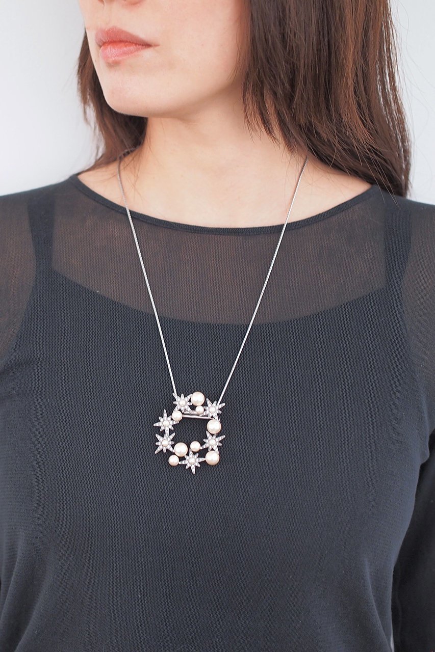 【アデル ビジュー/ADER bijoux】のSTAR brooch ペンダント 人気、トレンドファッション・服の通販 founy(ファニー) 　ファッション　Fashion　レディースファッション　Fashion for Women　ジュエリー　Jewelry　ネックレス　Necklaces & Pendants　ガラス　Glass, Glassware　クリスタル　Crystal, Swarovski　ネックレス　Necklace, Pendant Necklace　パーティ　Party, Party Style　パール　Pearl, Pearl Accent　モチーフ　Motif, Design Theme　エレガント 上品　Elegant　人気　Popular, Best Seller　定番　Standard, Basic Item　other-6|ID: prp329100004651888 ipo3291000000034463536